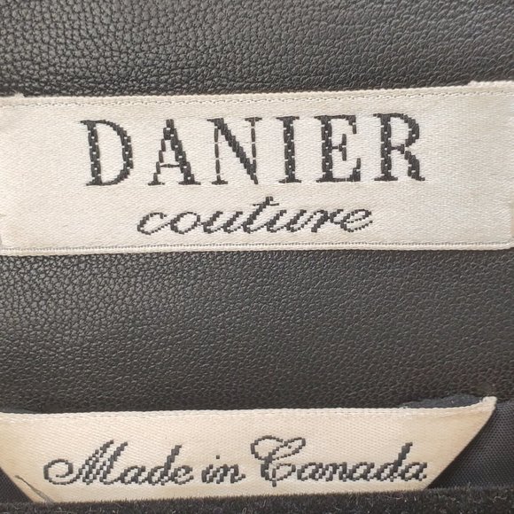 DANIER COUTURE BROWN SOFT LEATHER JACKET, SIZE SMALL - Picture 3 of 11